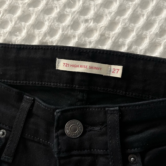 721 high rise skinny jeans Levi,s - Picture 3 of 4